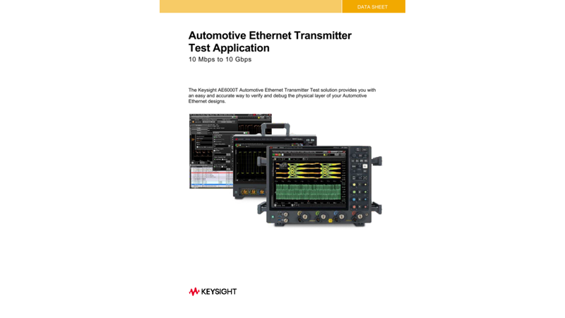 Automotive Ethernet Transmitter Test Application
